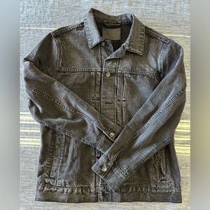 Men’s Taylor Stitch Black Distressed Denim Jacket